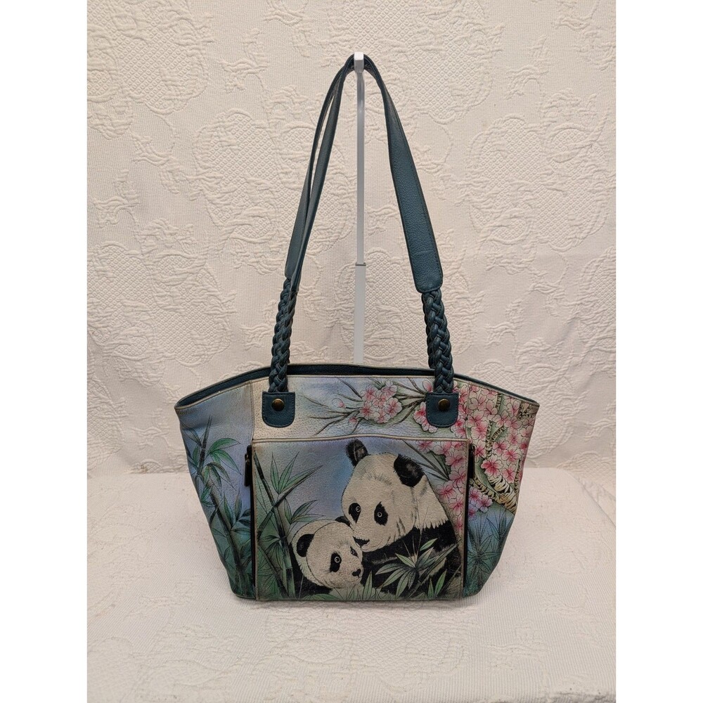Anna by Anuschka Shoulder Tote Lovable Pandas